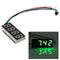 DC 7-30V Digital LED Clock For Car Truck Motorcycle Motor 24 Hour Time