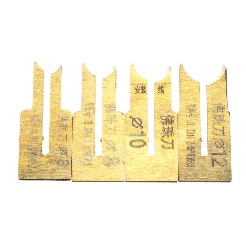 10pcs 6-12mm Alloy Ball Cutter Woodworking Drilling Wooden Beads Drill Rotary Bead Molding Tool