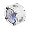 Aluminum Alloy 3 Way G1/4 Internal Thread Water Cooling Flow Meter