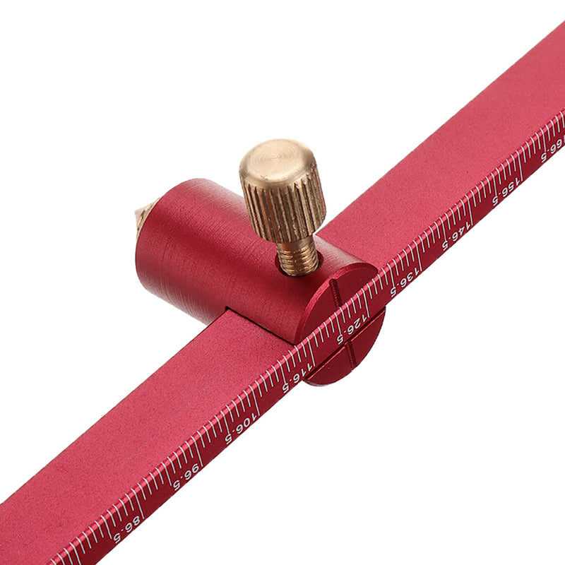 Aluminum Alloy Woodworking Deluxe Trammel System 360 Degree Carpenter Straight Line Arc Curve Scriber Circle Measuring Tool