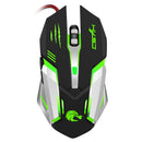 HXSJ 5000DPI 6 Buttons 7 Color Effect Optical Gaming Mouse Adjustable DPI for PC Desktop