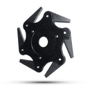 Upgraded Black 6 Teeth Blade Trimmer Head Grass Trimmer Brush Cutter Blade for Lawnmower