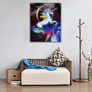 Rainbow Unicorn Paint By Number Kit DIY Digital Oil Paintings Canvas Home Decor