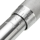 3/8inch Preset Adjustable Torque Wrench Molybdenum Steel Polished Chrome