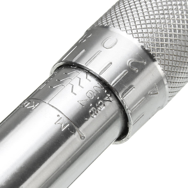 3/8inch Preset Adjustable Torque Wrench Molybdenum Steel Polished Chrome