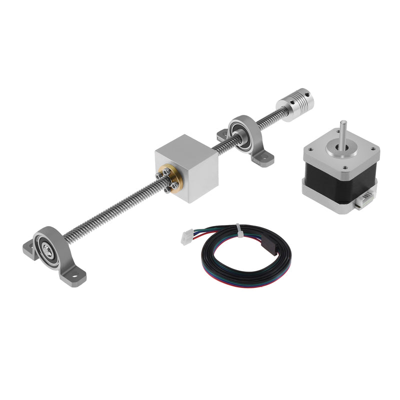 TWO TREES 1x 350mm T8 Lead Screw + 4401 Stepper Motor + 1x Brass Nut + 1x Silver Coupling + 2x KP08 Kit For 3D Printer