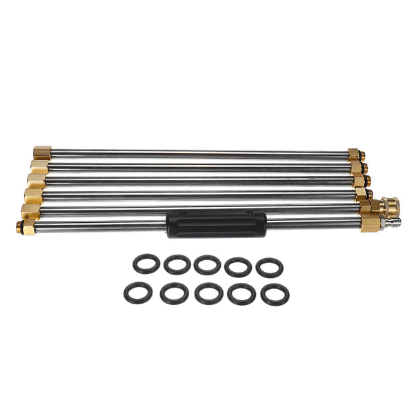 6pcs 1/4 Inch High Pressure Washer Extension Wand For Pressure Washer Parts Accessories