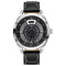 WEIDE UV1701 Unique Design Men Wrist Watch Leather Strap Casual Style Quartz Watch