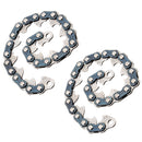 2pcs Coil Chain Grass Garden Brush Cutter Chain For Trimmer Head Lawn Mower
