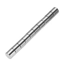 Effetool 10pcs N50 10x10mm Round Magnets Rare Earth NdFeB Neodymium Magnets