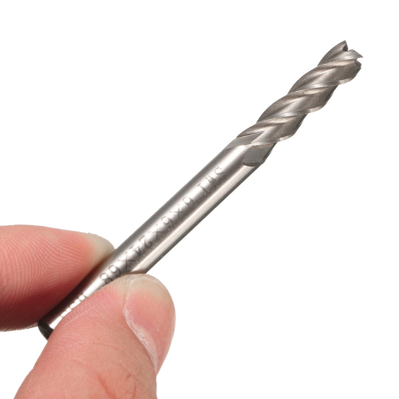 10pcs 6mm Shank Aluminum Hard Alloy Milling Cutter 662468mm End Mill Router Bit