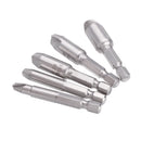 Drillpro 5Pcs Damaged Screw Extractor Drill Bits Guide Set Broken Speed Out Stud Stripped Screw Remover Tool