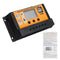 LCD Display 12V/24V Auto Solar Charge Controller PWM Controller Dual USB Solar Panel Controller