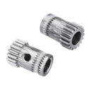 1Set DIY Prusa i3 MK2/MK3 Dual Gears Steel Pulley Kit For 3D Printer Gears Extrusion Wheel Part