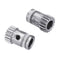1Set DIY Prusa i3 MK2/MK3 Dual Gears Steel Pulley Kit For 3D Printer Gears Extrusion Wheel Part