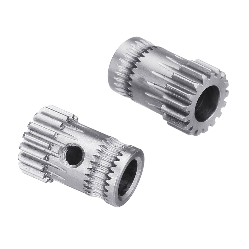 1Set DIY Prusa i3 MK2/MK3 Dual Gears Steel Pulley Kit For 3D Printer Gears Extrusion Wheel Part