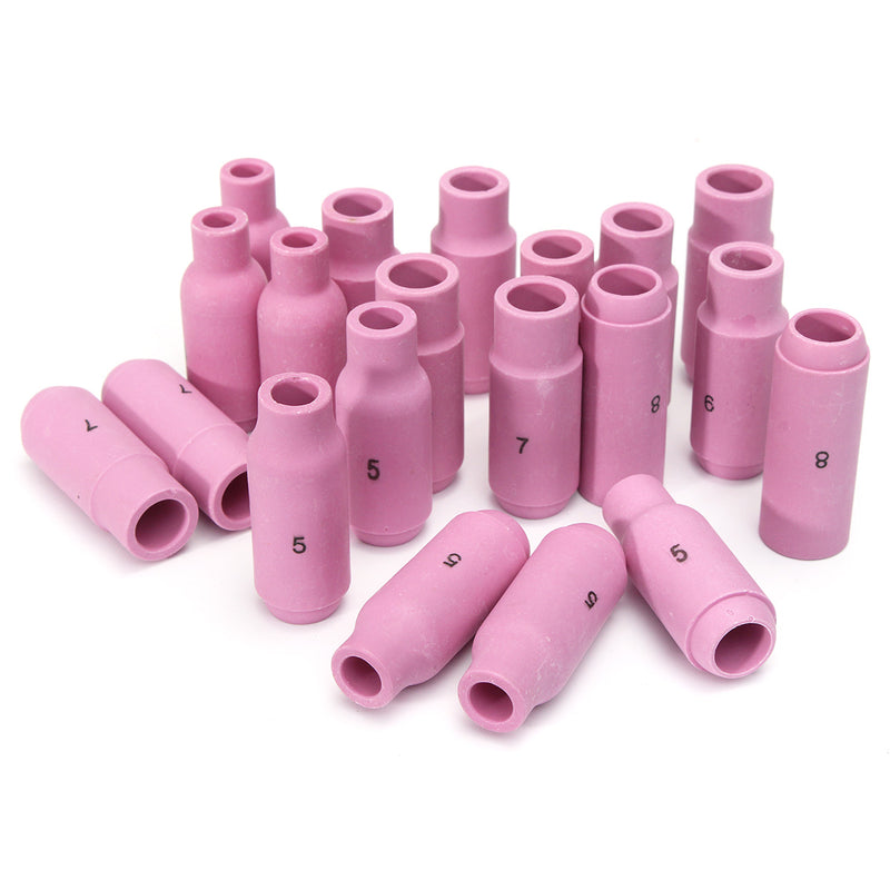 63Pcs TIG Collets Body Back Cap Fit TIG Welding Torch Consumables WP17 18 26 63PK