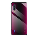 Bakeey Gradient Striped Shockproof Tempered Glass&Soft TPU Protective Case For Xiaomi Mi A3 / Xiaomi Mi CC9e