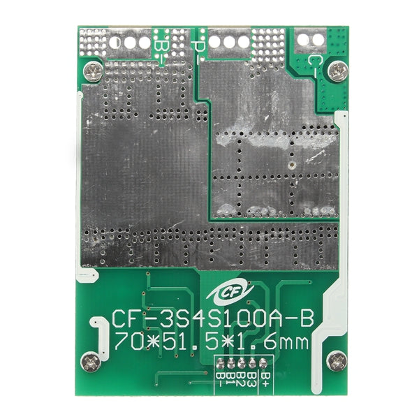 4S 100A 12V LiFePo4 18650 Battery Cell BMS Protection Board + Balance With Cable