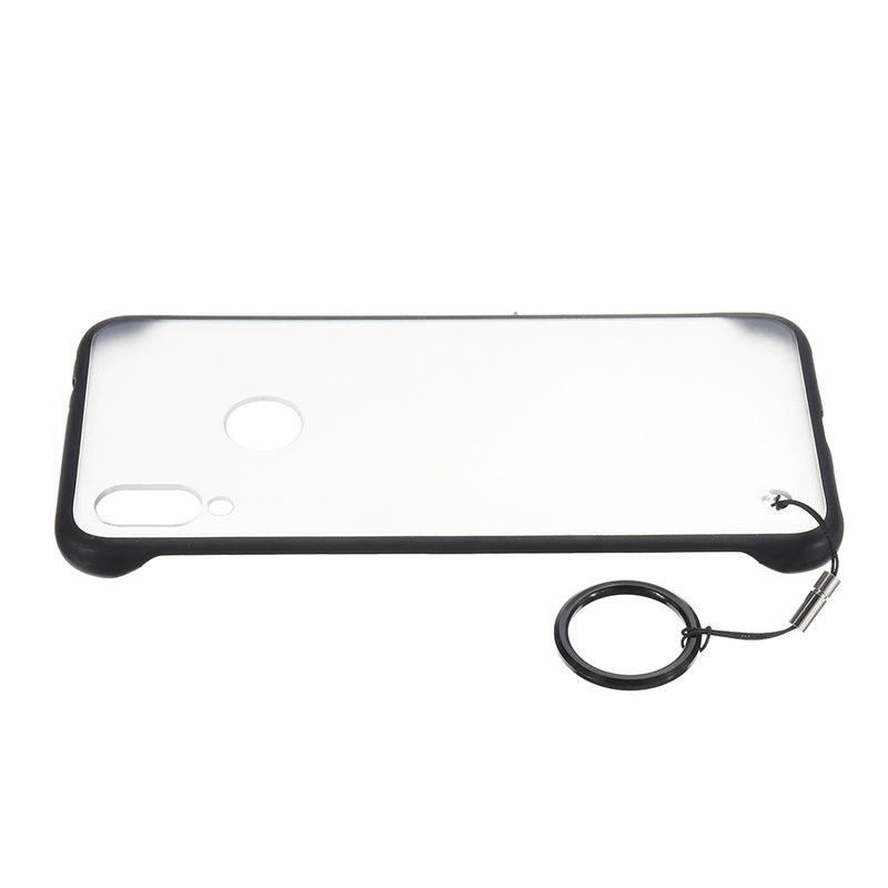 Bakeey Transparent Ultra Thin Anti Fall Matte Hard PC&Soft Edge With Finger Ring Protective Case For Xiaomi Redmi Note 7