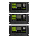 10/20/30A 12V/24V Solar Controller Auto-Adaptive LCD Display PWM Solar Charge Controller Solar Panel Charge Controller