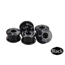 GUB 5pcs M8*8 Aluminum Alloy Bike Tooth Disc Screw  Fit for Bicycle Crankset Double Chainring