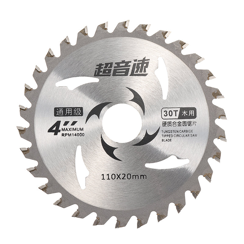 110m 30/40 TCT Teeth Saw Blade Angle Grinder Wood Plastic Cutting Circular Disc