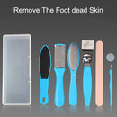 8-in-1 Foot Plate Honing Foot Stone Grinding Foot Skin Squeegee to Dead Skin non-Electric Pedicure Tool Repair Planing Knife Set