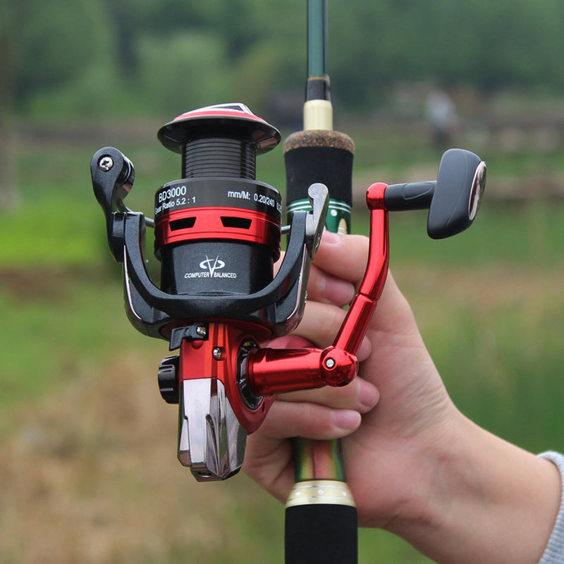 Sougayilang BD3000-5000 5.2:1 13+1BB Super Hard Metal Spinnig Reel Carp De Pesca Fishing Reel