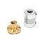 T8 1000mm Stainless Steel Lead Screw Coupling Shaft + Brass Nut + Motor Kit For 3D Printer