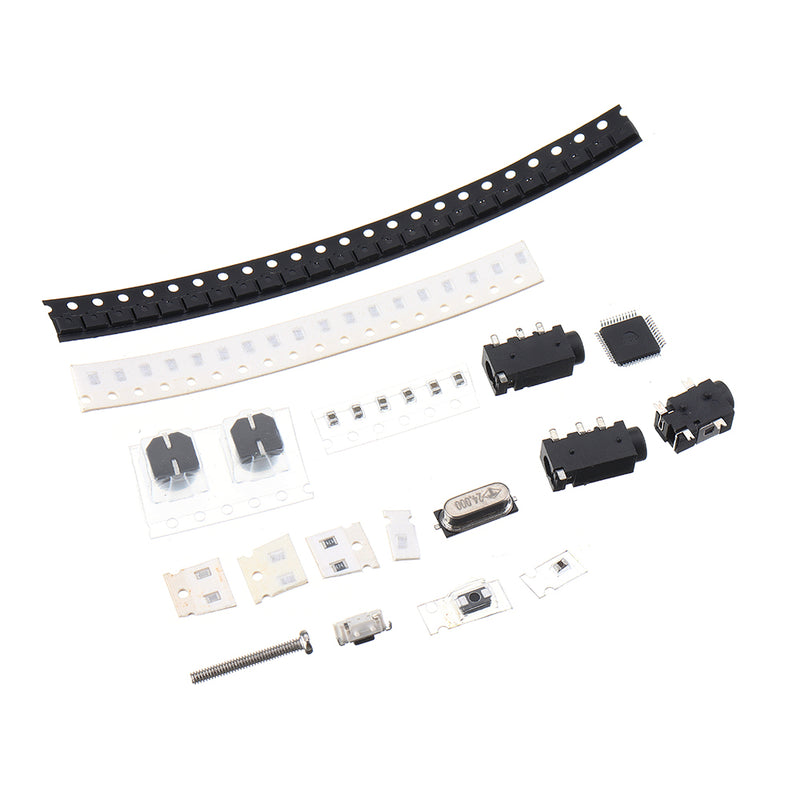 24x16 384 LED Dot Matrix TTF Audio Spectrum Flashing According to Input Sound DIY Electronic Kit