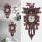 Bird Decorations Home Cafe Art Chic Swing Vintage Black Forest Cuckoo Wall Clock