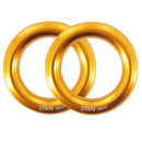 XINDA 25KN Aluminum Alloy Rock Climbing Rope Ring Outdoor Camping Hammock Safety Rescue Gear