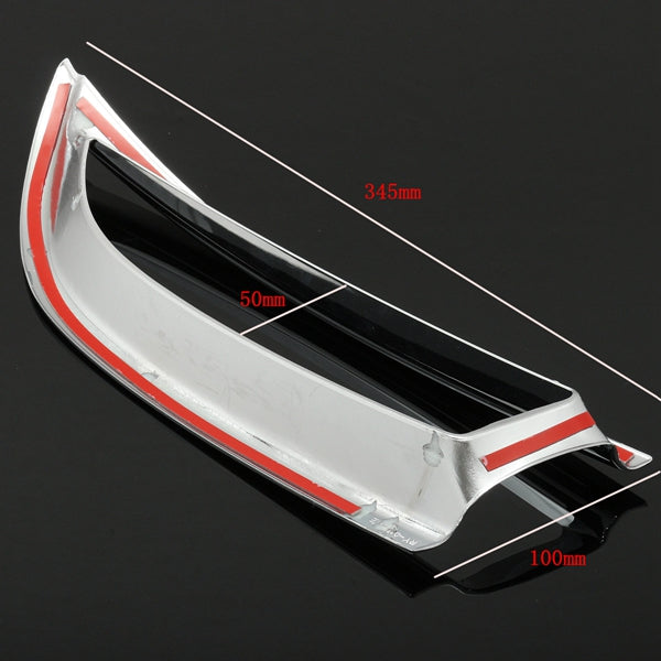 2pcs Chrome Rear Tail Light Trim Decoration Cover For Honda CRV CR-V 2012-2014