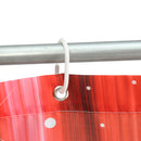 79''x71'' Rainbow Colorful Pattern Waterproof Polyester Shower Curtains with 12 Hooks