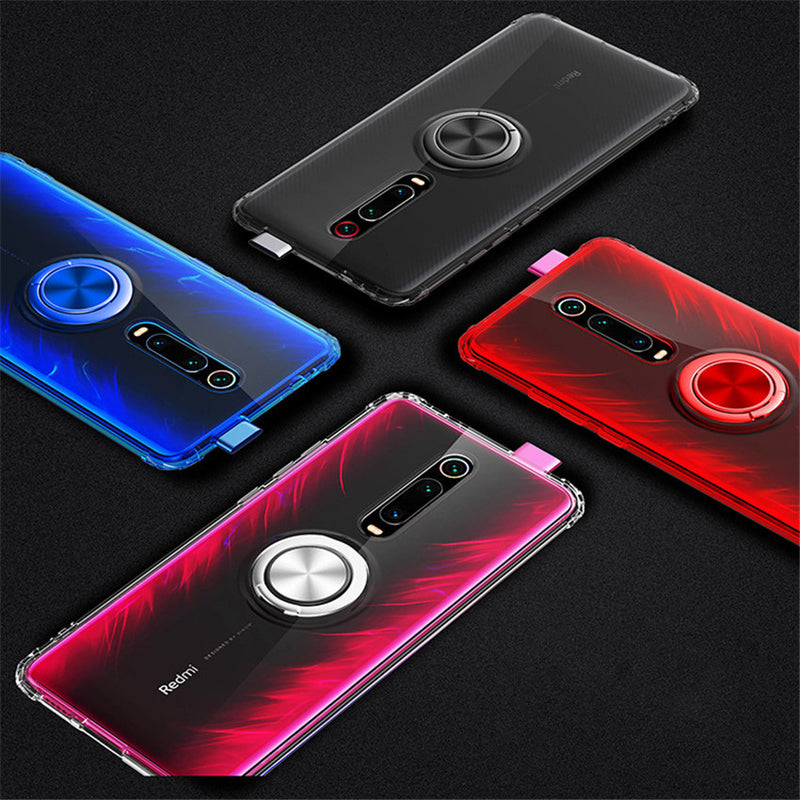 Bakeey Transparent With Ring Holder Soft TPU Protective Case For Xiaomi Mi9T /Xiaomi Mi 9T Pro / Xiaomi Redmi K20 / Redmi K20 PRO