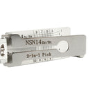 DANIU NSN14 Dr/Bt 2 in 1 Car Door Lock Pick Decoder Unlock Tool  Locksmith Tools