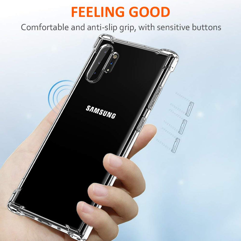 Bakeey Air Cushion Corners Shockproof Soft TPU Protective Case For Samsung Galaxy Note 10+/Note 10 Plus (5G)