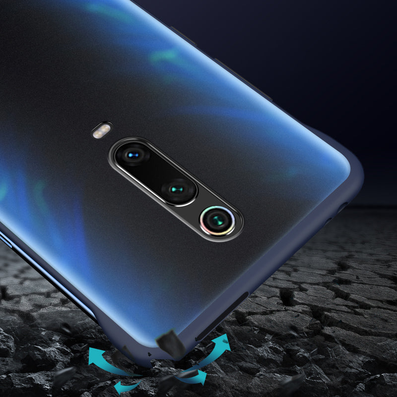 Bakeey Transparent Ultra Thin Anti Fall Matte Hard PC&Soft Edge With Finger Ring Protective Case For Xiaomi Redmi K20 / Redmi K20 PRO / Xiaomi Mi9T