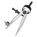 Spacing Compass Wing Divider Rotating Scriber Leather Drafting With Pencil Holder Tools Kit