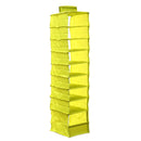 9 Shelves Hanging Closet Wardrobe Clothes Rack Storage Organizer Bag Blanket