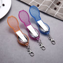 IPRee 1Pcs Folding Spoon 304 Stainless Steel Soup Ladle Outdoor Camping Picnic Tableware