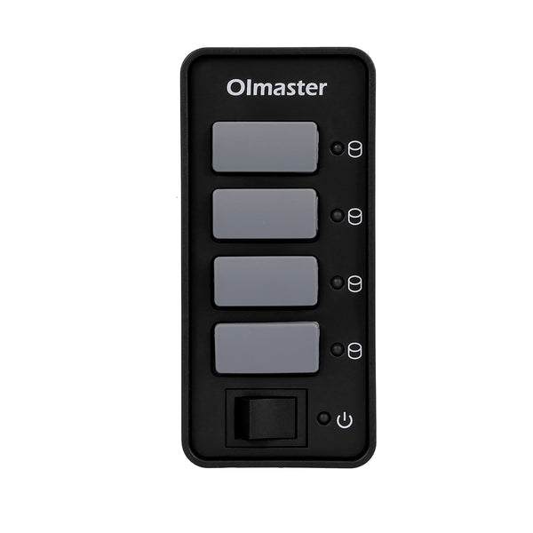 OImaster HB-8517U3 USB3.0 4 Ports Adapter 5Gbps with Dustproof Cap Switch Connector USB Hub for PC Laptop