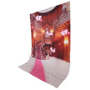 5x7FT Vinyl Castle Pink Balloon Photography Backdrop Background Studio Prop