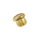 Machifit Pneumatic Solenoid Valve Copper Muffler 1/8 1/4 3/8 Inch Flat Head Muffler Exhaust Vent