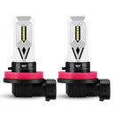 NovSight A617 80W LED Car Fog Lights H11 H1 H3 H7 DRL Driving Brake Bulb 9005 9006 1500LM 6500K Cool White 2PCS