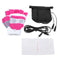 Electric Heated Gloves Warm USB Powered Heating Motorcycle Skiing Black/Rose Red