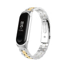 Bakeey Colorful Stainless Steel Watch Band Replacement Watch Strap for Xiaomi mi band 3/4