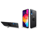 C-KU Protective Case For Samsung Galaxy A70 2019 360 Rotating Ring Grip Kicktand Back Cover
