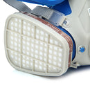 Silicone Full Face Respirator Gas Mask & Goggles Comprehensive Cover Paint Chemical Pesticide Mask